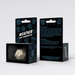 Q-Workshop Weather Generator Die Shimmering Beige & Black
