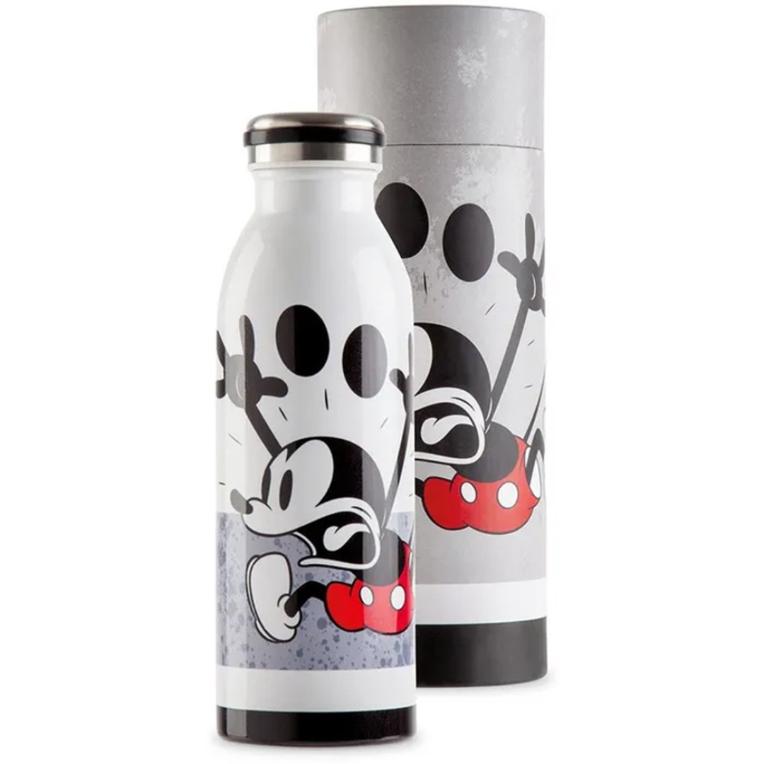 ccc16bee885d9e056943c6083e049cd8.jpg Disney Mickey I Am Grey Stainless Steel Bottle 500ml - Image 1