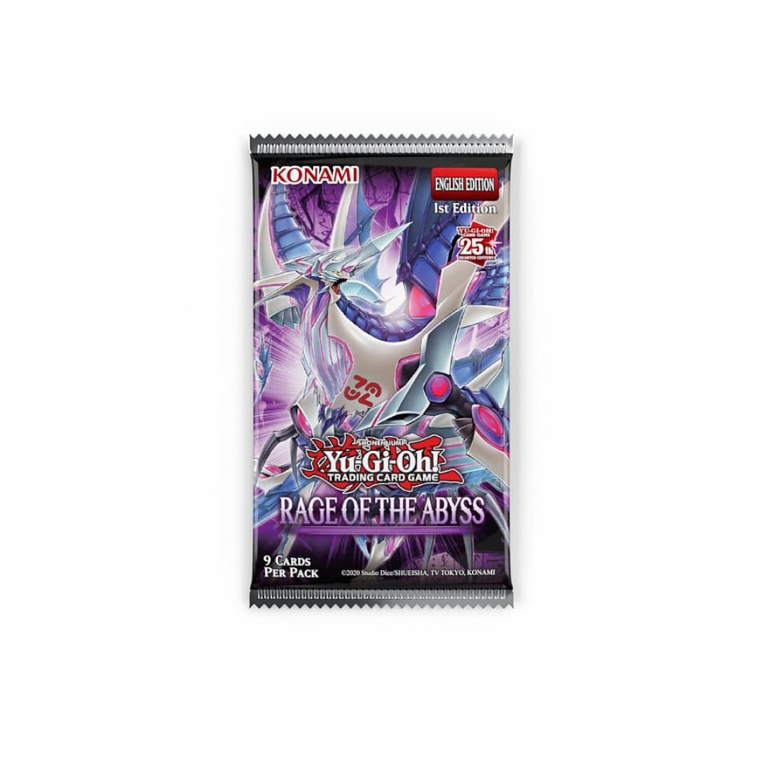 cd5e9a0f21980471e75c80dddd0bc169.jpg Yu-Gi-Oh! TCG: Rage Of The Abyss Booster Pack - Image 1