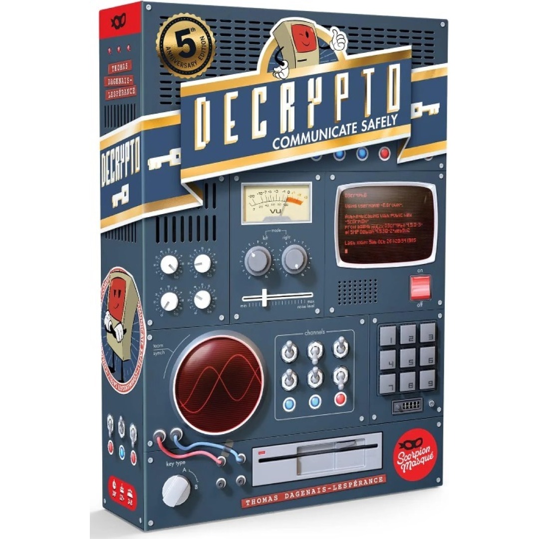 cd6c40dc9f420b4ca2329ca00e11d6af.jpg Decrypto: 5th Anniversary Edition Board Game - Image 1