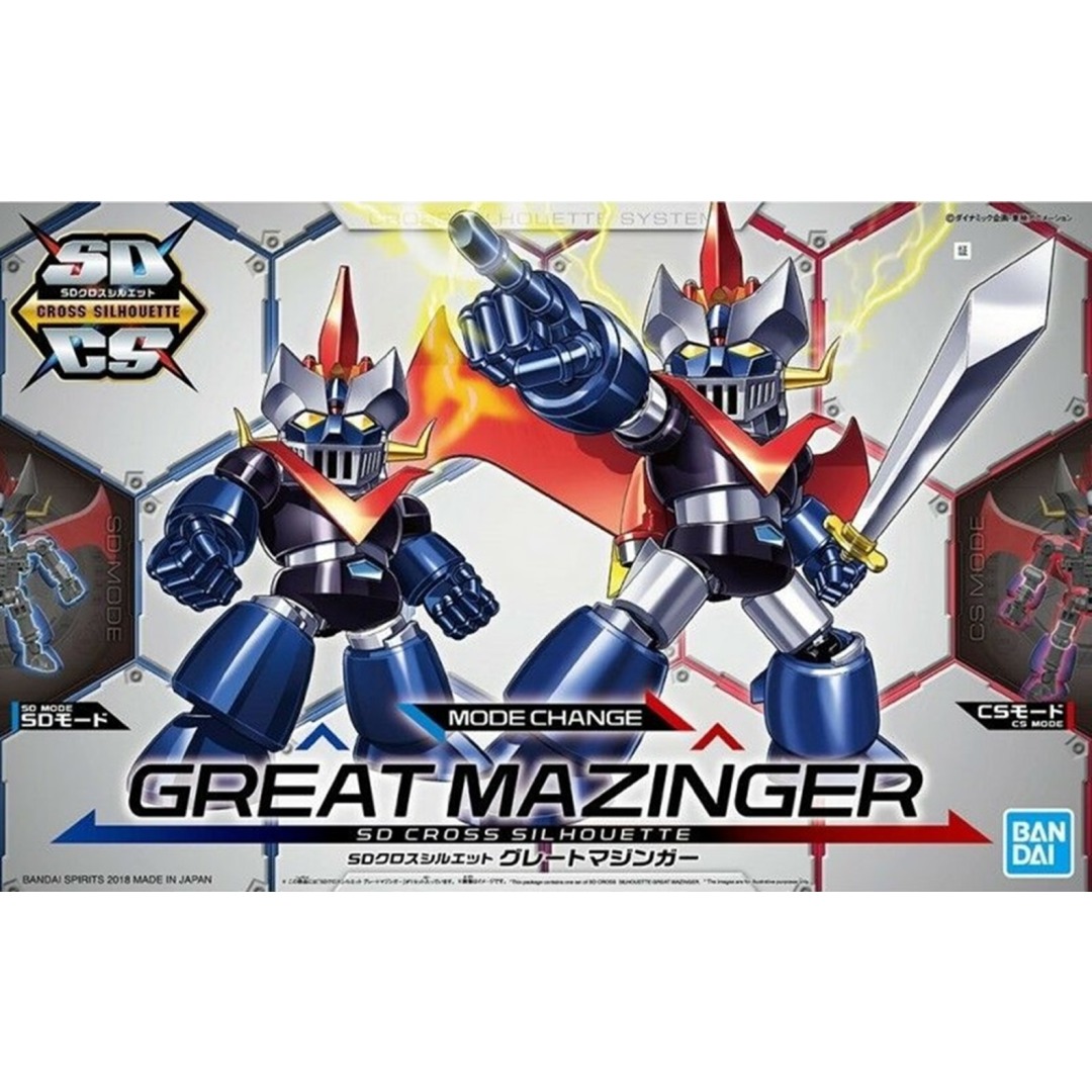 cdb96af711b4881b50c564f70734c0ba.jpg Mazinger Cross Silhouette Great SD Bandai Model Kit - Image 1