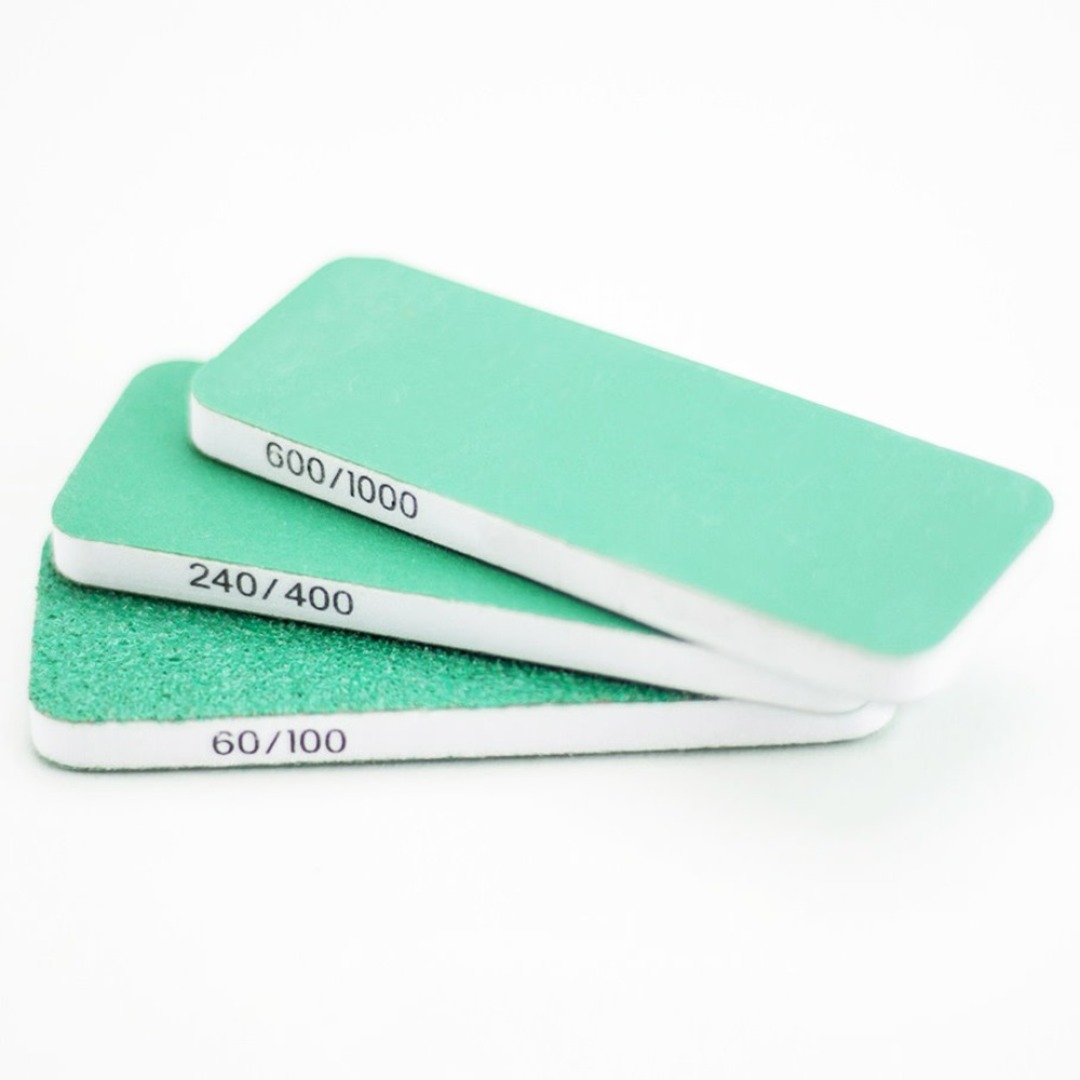 d006fe72bfb403fa9c1ced92f5eebfd4.jpg Gundam Tools Flexisander Dual Grit X 3 80x30x6mm - Image 1