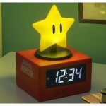 Super Mario Super Star Icon Lamp Alarm Clock