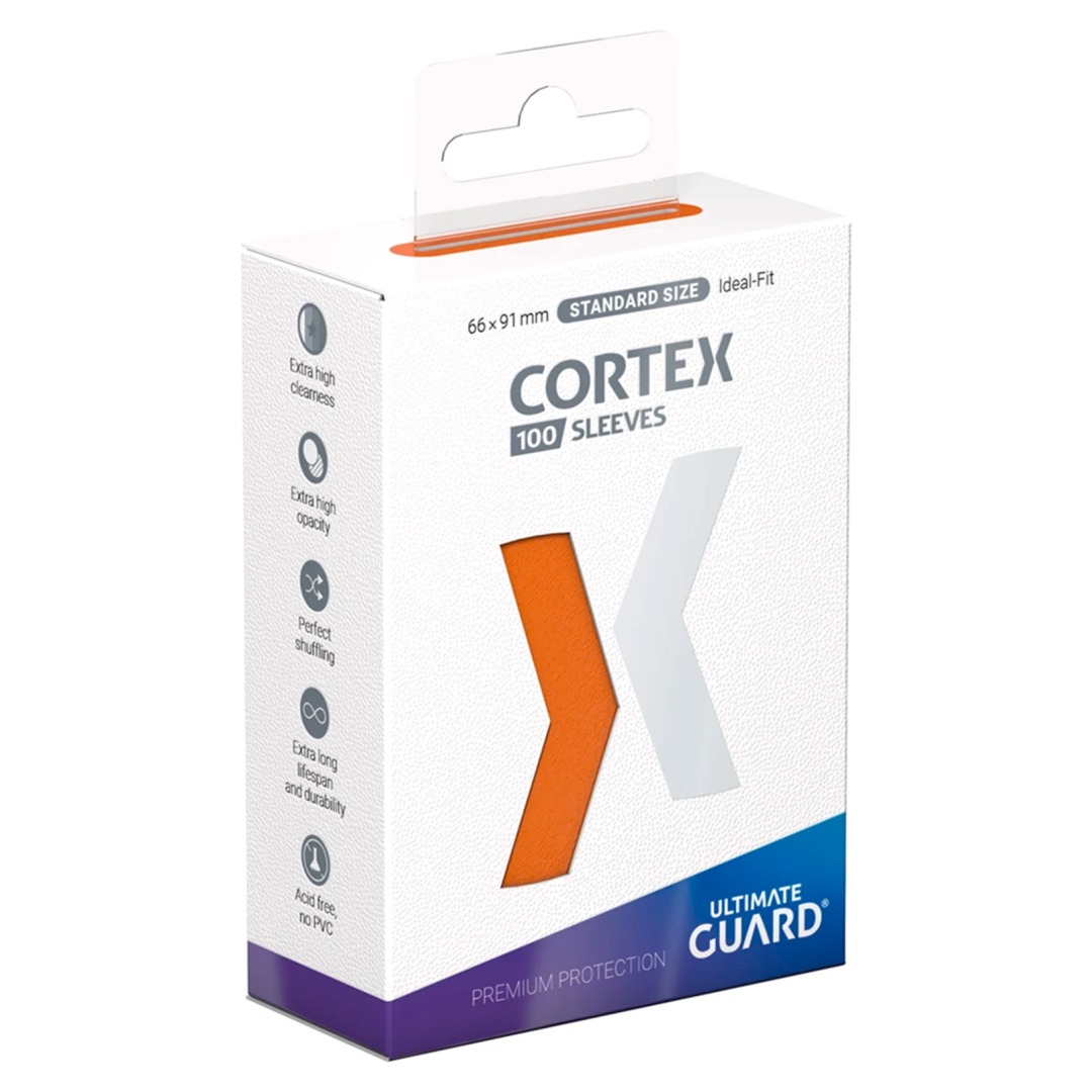 d178916e21261e0d4dda3a4b9b789c3a.jpg Ultimate Guard Orange Cortex Sleeves Standard Size (100 Sleeves) - Image 1