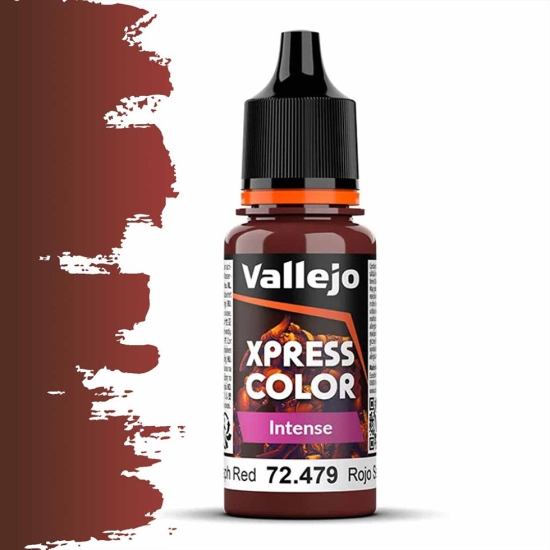 d18df7672fea170db17e5b5de2513cc8.jpg Vallejo Xpress Color Intense Seraph Red 18ml - Image 1
