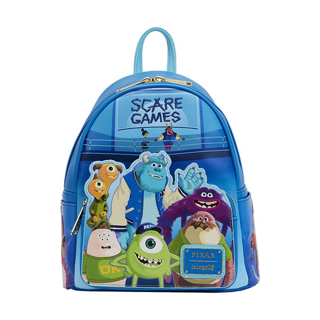d1f4f0417c30382b5bae6e389c95b25f-1.jpg Disney Monsters University "Scare Games" LoungeFly Backpack - Image 1