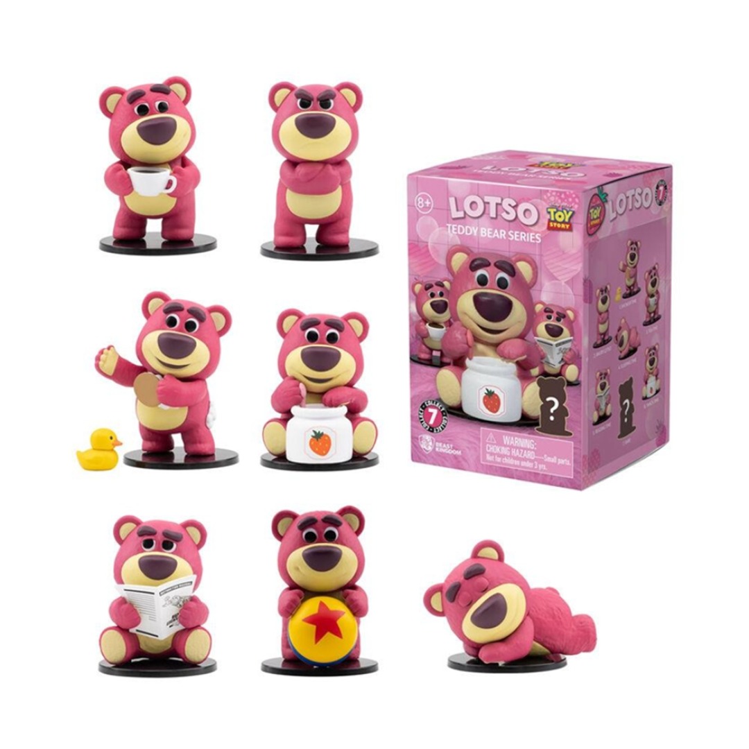 d26e05e3ab5302254e9a4e784cdd79d3.jpg Disney Toy Story Lotso Teddy Bear Series Mystery Figure - Image 1