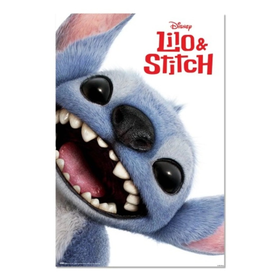 d5ebab2877c922000d1879092498412f.jpg Disney Lilo & Stitch Live Action Stitch Face Poster 61x91cm - Image 1
