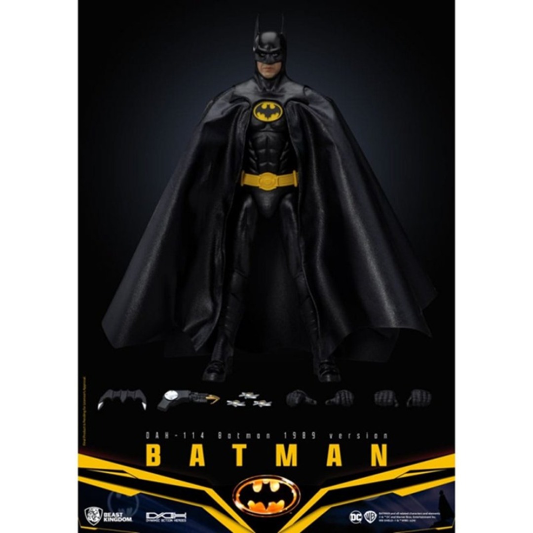 d7faf8fe8f88cbdcba7169f5b408ebab.jpg DC Comics Batman 1989 Dynamic 8ction Heroes Beast Kingdom Action Figure 1/9 - Image 1