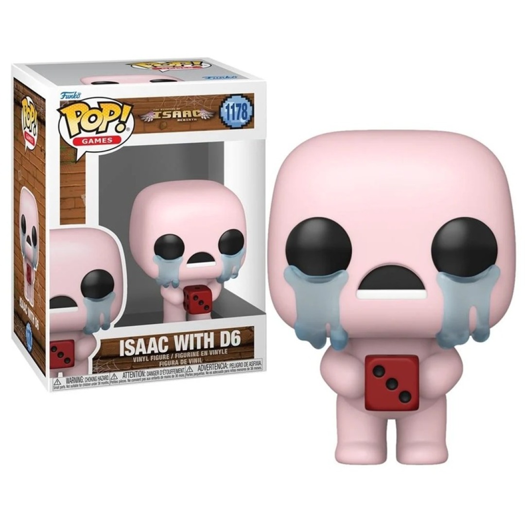 d842a71dfacac75aa7b1d20c18cb27c3.jpg Funko POP! The Binding Of Isaac N° 1178 - Isaac With D6 - Image 1