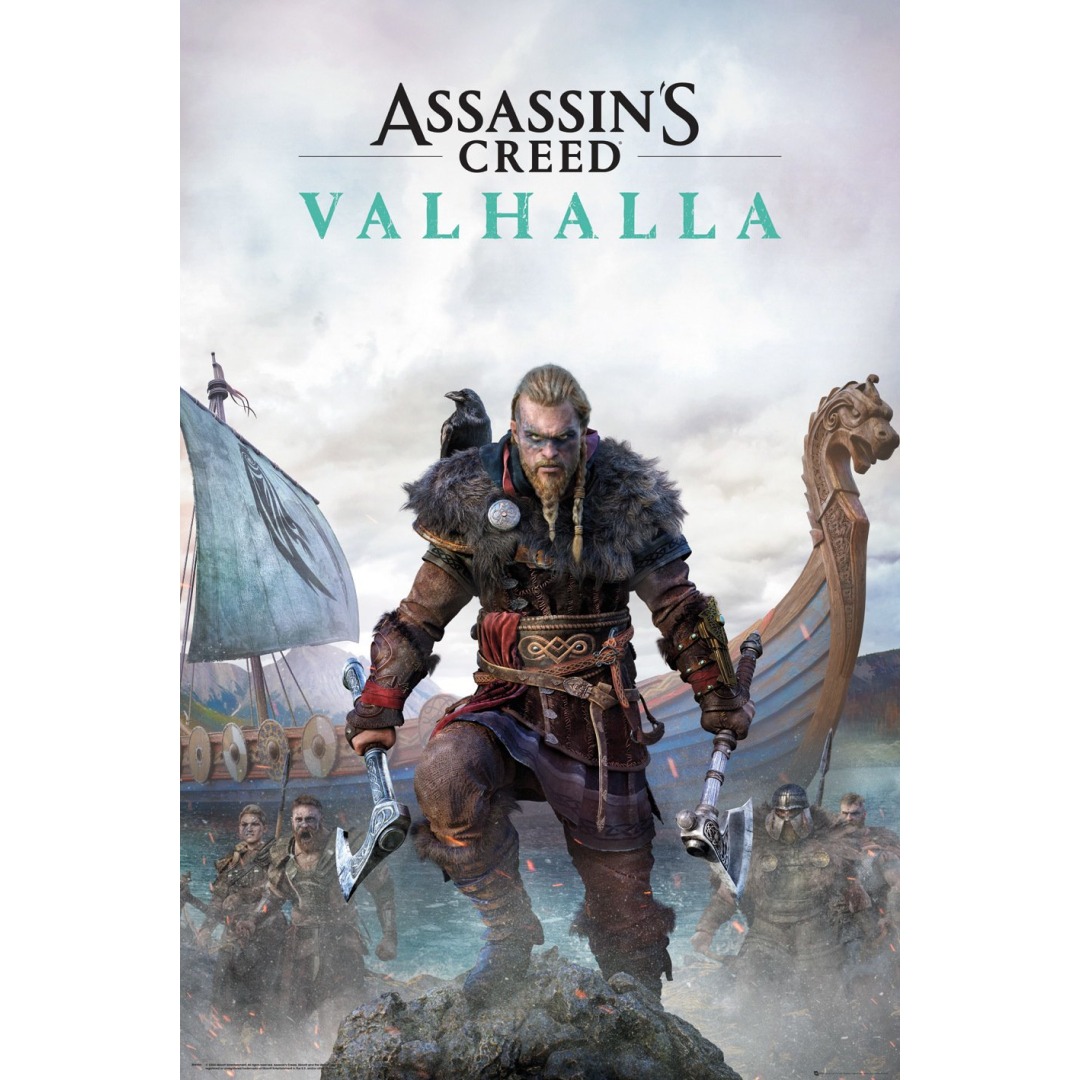 d862d648668768072749c5cf47e2b086.jpg Assassin's Creed Valhalla Poster 61x91.5cm - Image 1