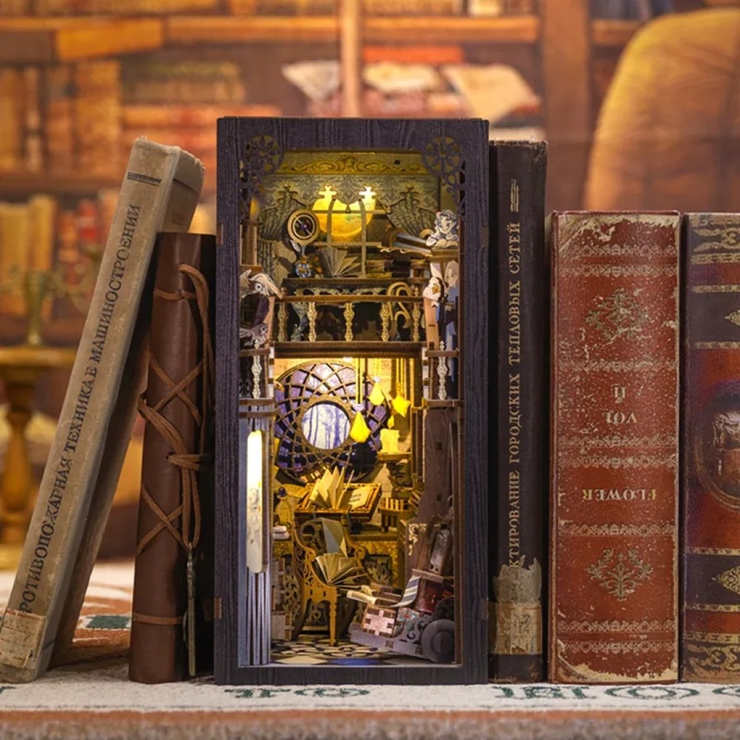d9afd0dbf58caa854554a39a29d6383e.jpg DIY Book Nook Kit Nebula Common Room - Image 1
