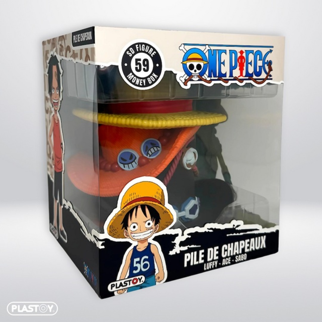d9ea444a05020341118539f538d9ff4e-1.jpg One Piece Stack Of Hats Money Box - Image 1