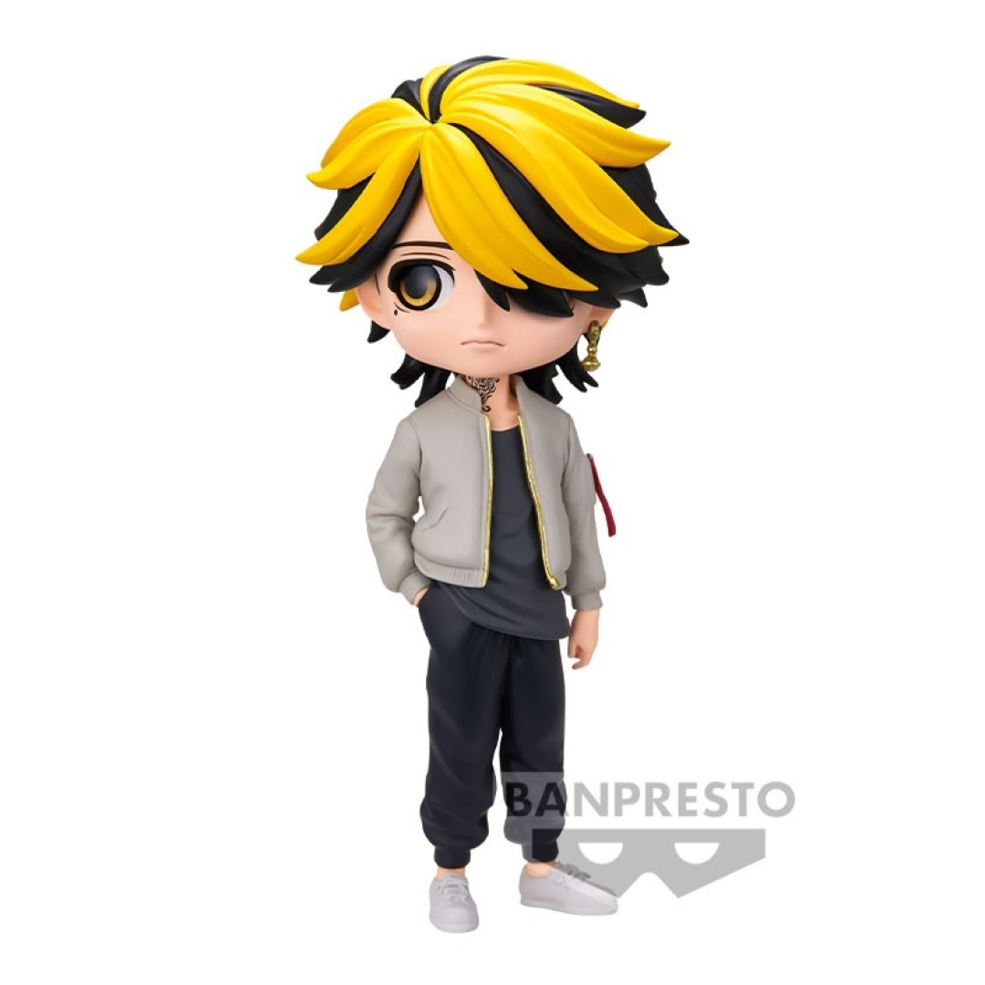 d9f66d897a0c06f63b8d6d464526bee4.jpg Tokyo Revengers Q Posket Kazutora Hanemiya Figure - Image 1
