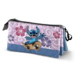 Disney Stitch & Skate Triple Pencil Case