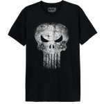 Marvel Punisher Skull Distress T-Shirt Men (S)