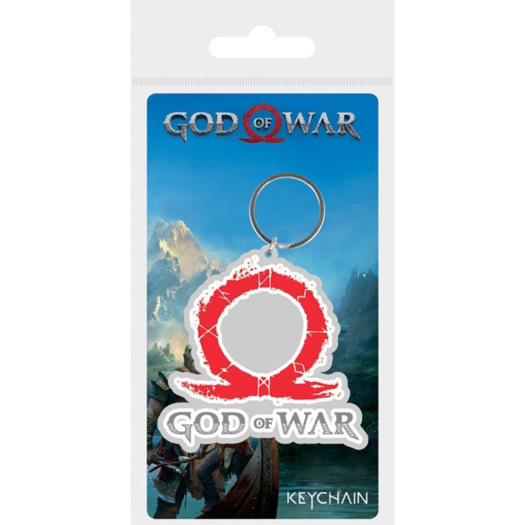 db990cee27904e4304247564f9777819.jpg God Of War Logo Keychain - Image 1