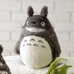 Studio Ghibli My Neighbor Grey Totoro Smiling Acrylic Plush