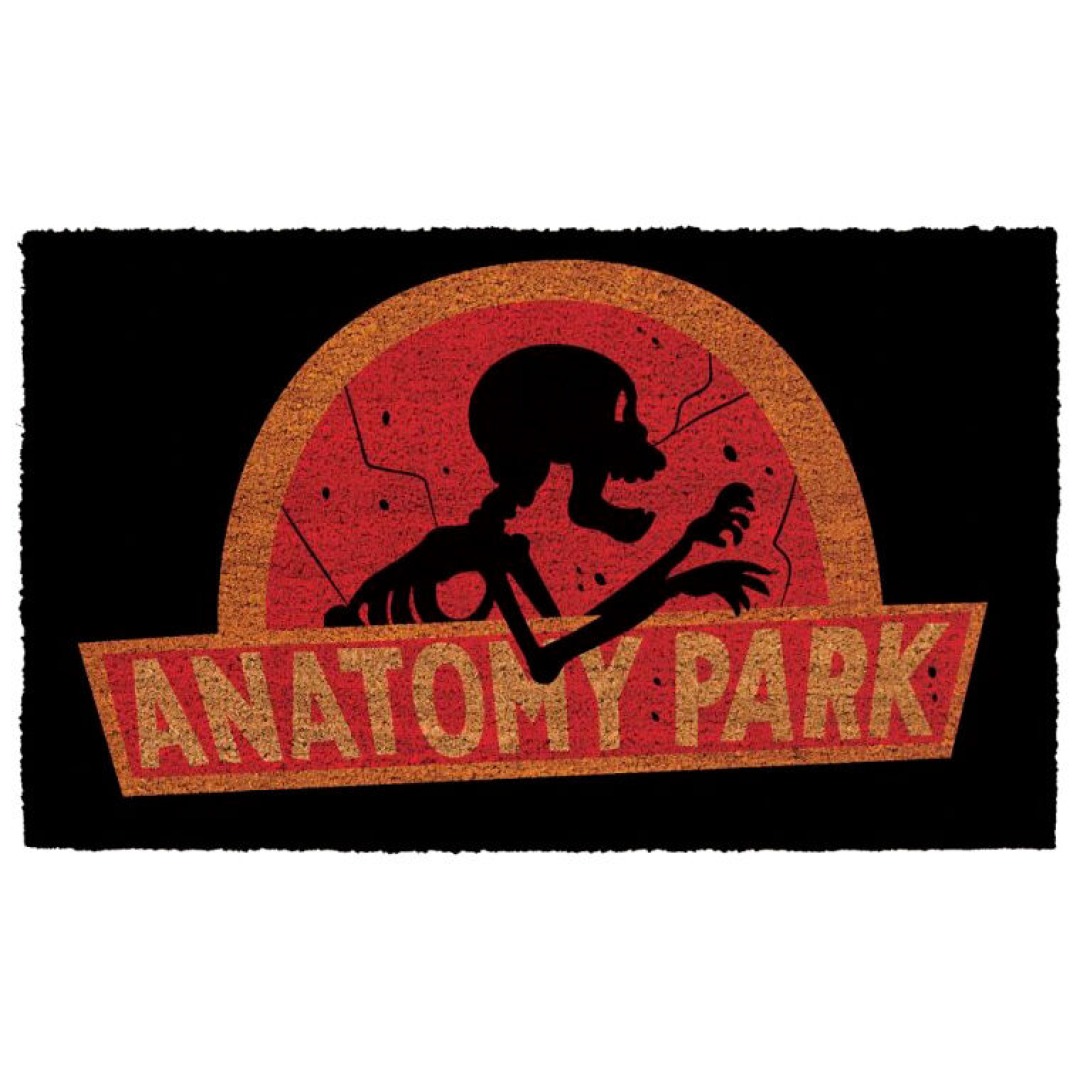dc0ae4befac8d30d7089670f3161c2cd.jpg Rick And Morty Anatomy Park Door Mat - Image 1