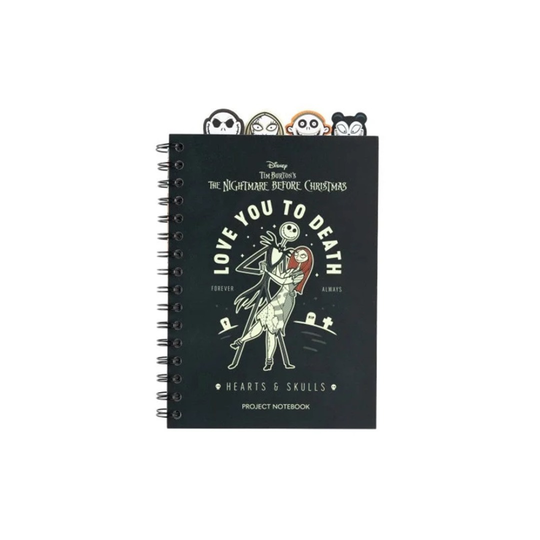 dc1b66c14fe9bf01440e25de5da4f578.jpg Disney Nightmare Before Christmas A5 Notebook & Dividers - Image 1