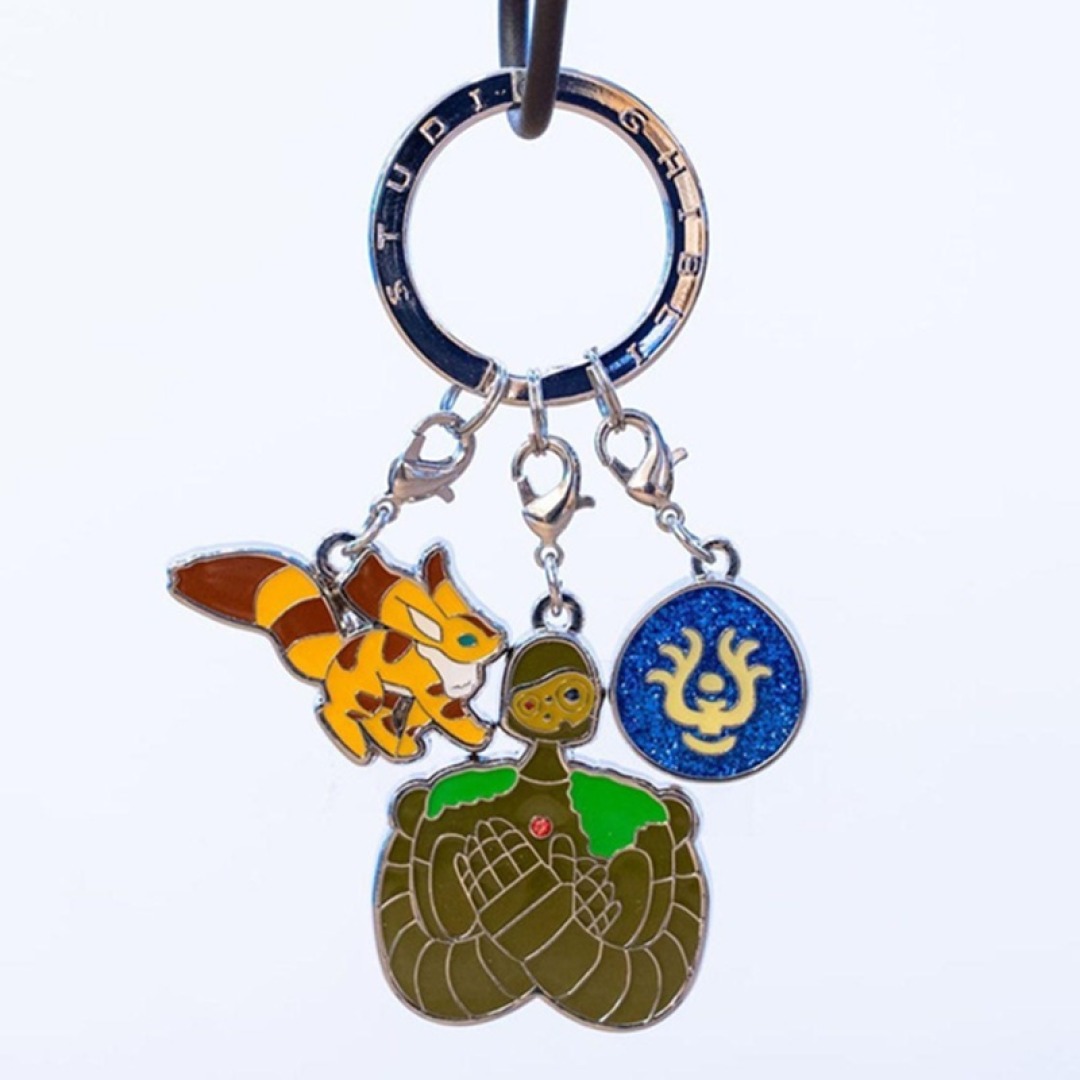 dd93efaf1440822b1def52ebeb24b0a1.jpg Castle In The Sky Laputa Metal Keychain - Image 1