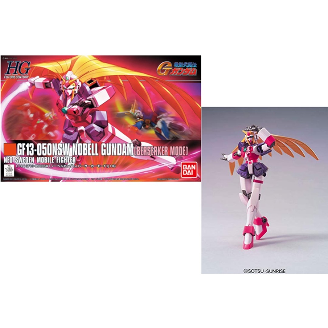 df3609a829d6f0d09f698c19b9aacc99.jpg Gundam Nobell Gundam Berserker Mode HGUC 1/144 Bandai Model Kit - Image 1