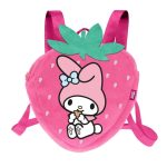 My Melody Strawberry Mini Fur Backpack 25x22x12cm