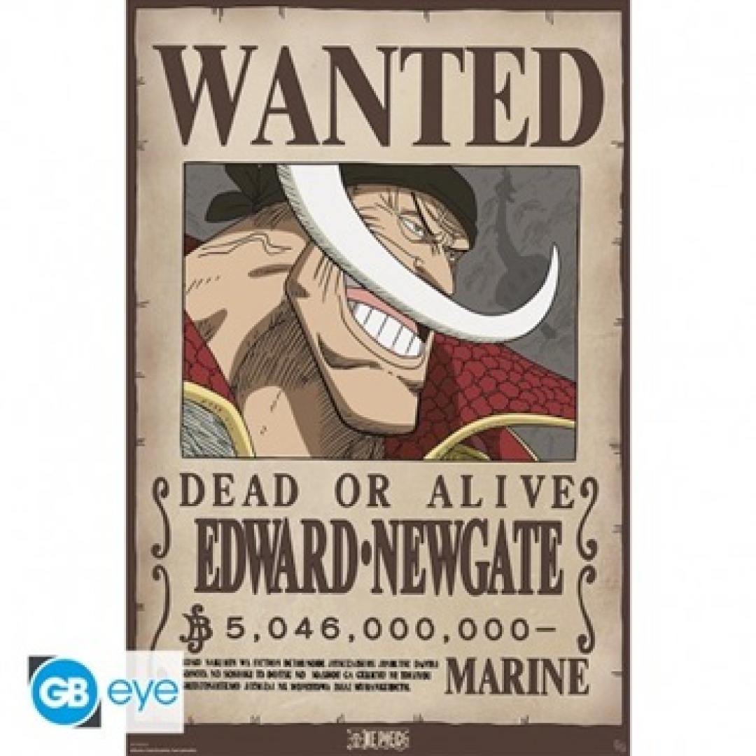 e21c6d3e256a654ad93cf68b9606a9b6-1.jpg One Piece Wanted Whitebeard Poster 91x61cm - Image 1