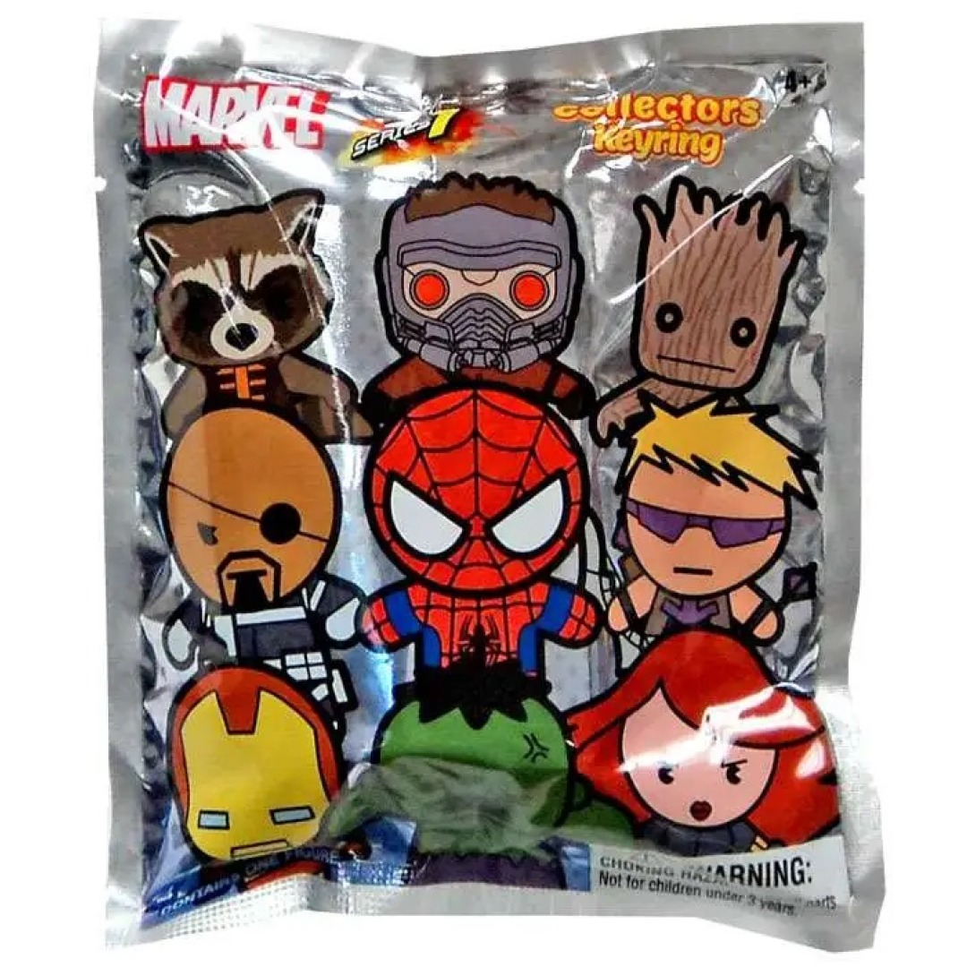 e2d99652ea76345483da3e35fb8d3e4d.jpg Marvel 3D Bag Clip Series 1 - Image 1