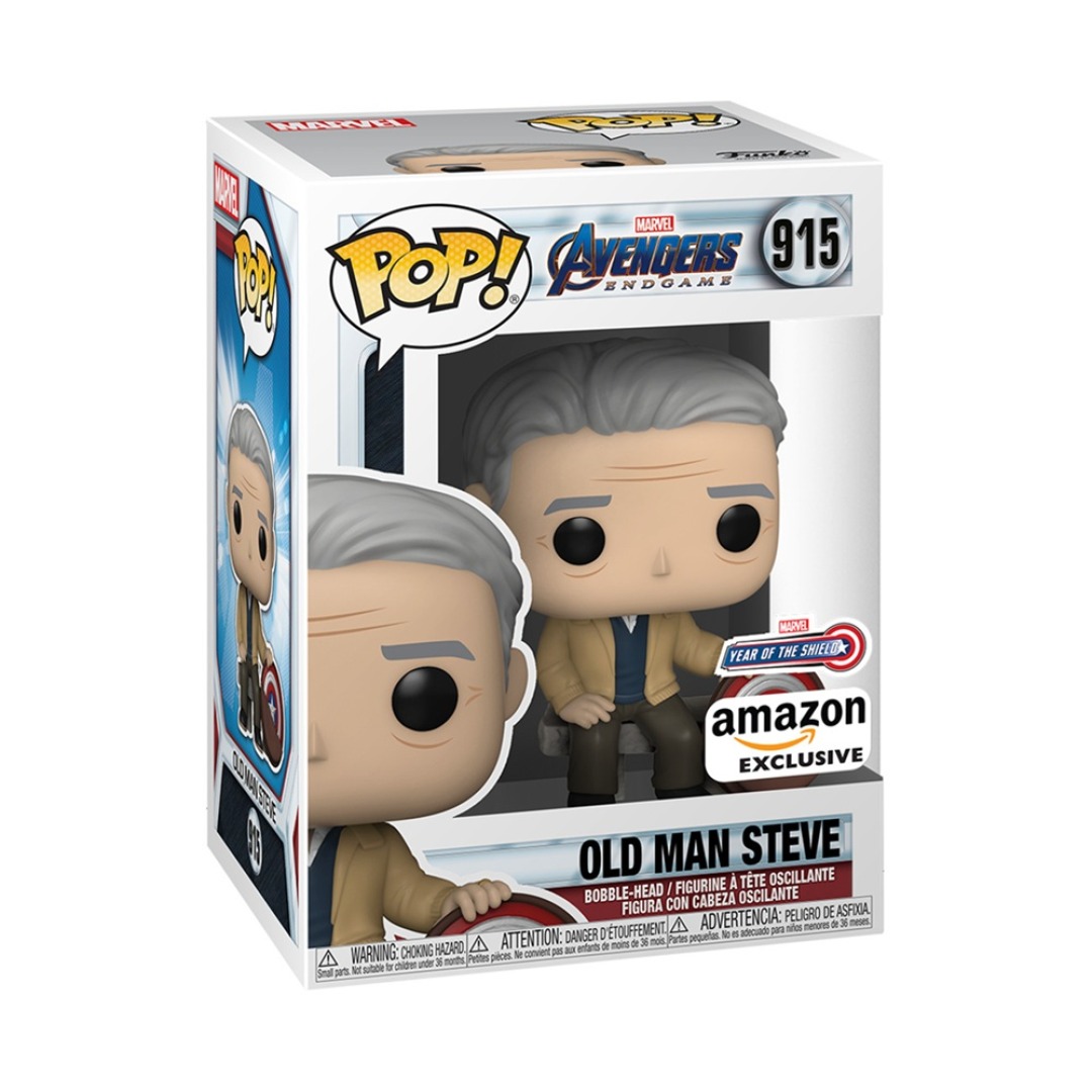 e3b2ea864c3a959049ab6f7410154908.jpg Funko POP! Marvel Avengers Endgame N° 915 - Old Man Steve - Image 1
