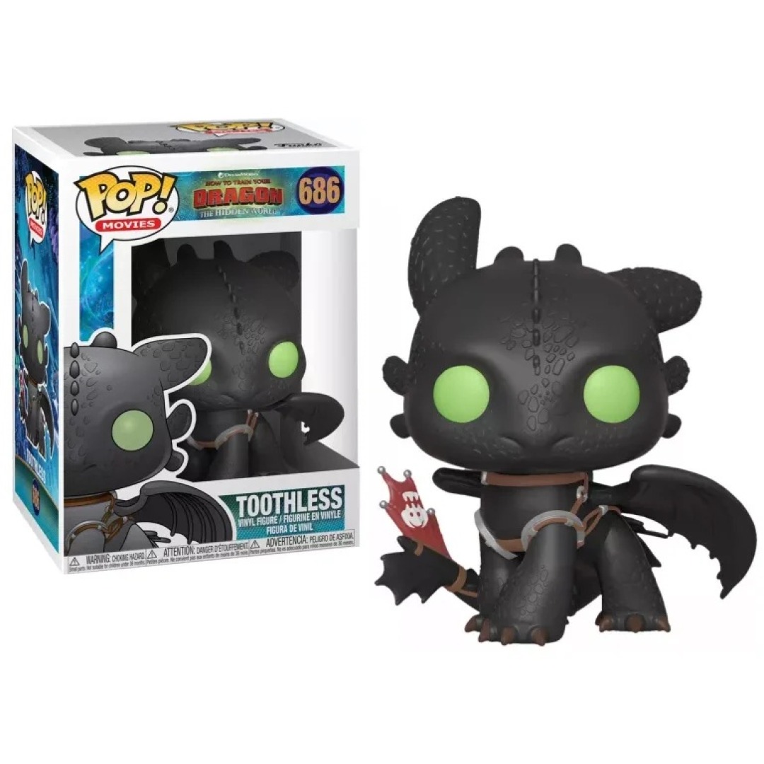 e42a9202db2a011603a7191dfe1cc561.jpg Funko POP! How To Train Your Dragons N° 686 - Toothless - Image 1