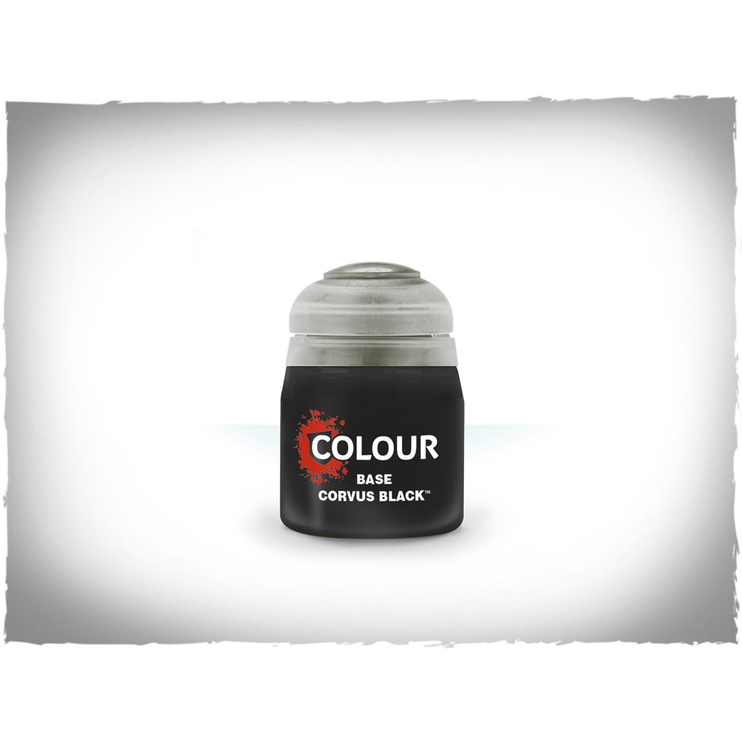 e4af4ecceb9b14d90bfa4053e151e74f.jpg Citadel Base Corvus Black 12ml (21-44) - Image 1