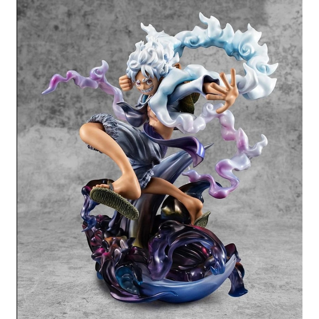 e53037efce87a4b1c0102191c9022488.jpg One Piece Monkey D. Luffy "Gear 5" P.O.P. Megahouse Statue - Image 1