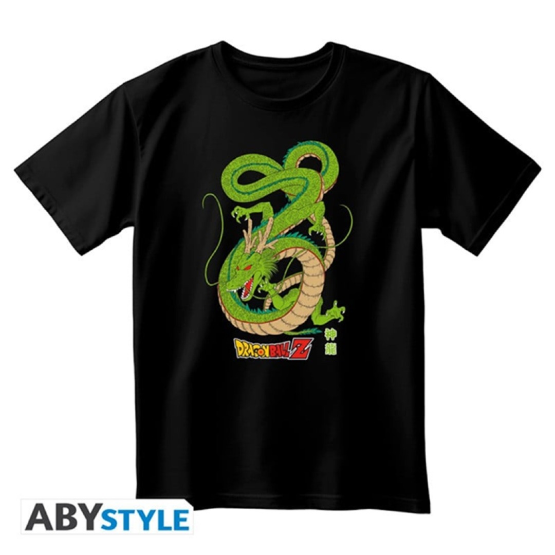 e556c39c4a013326e50c462068c45880-1.jpg Dragon Ball Z Shenron Black T-Shirt (XS) - Image 1