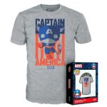 Funko Marvel Captain America Pop & Tee (Large)