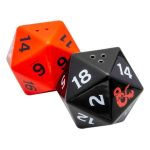 Dungeons & Dragons D20 Dice Pepper & Salt