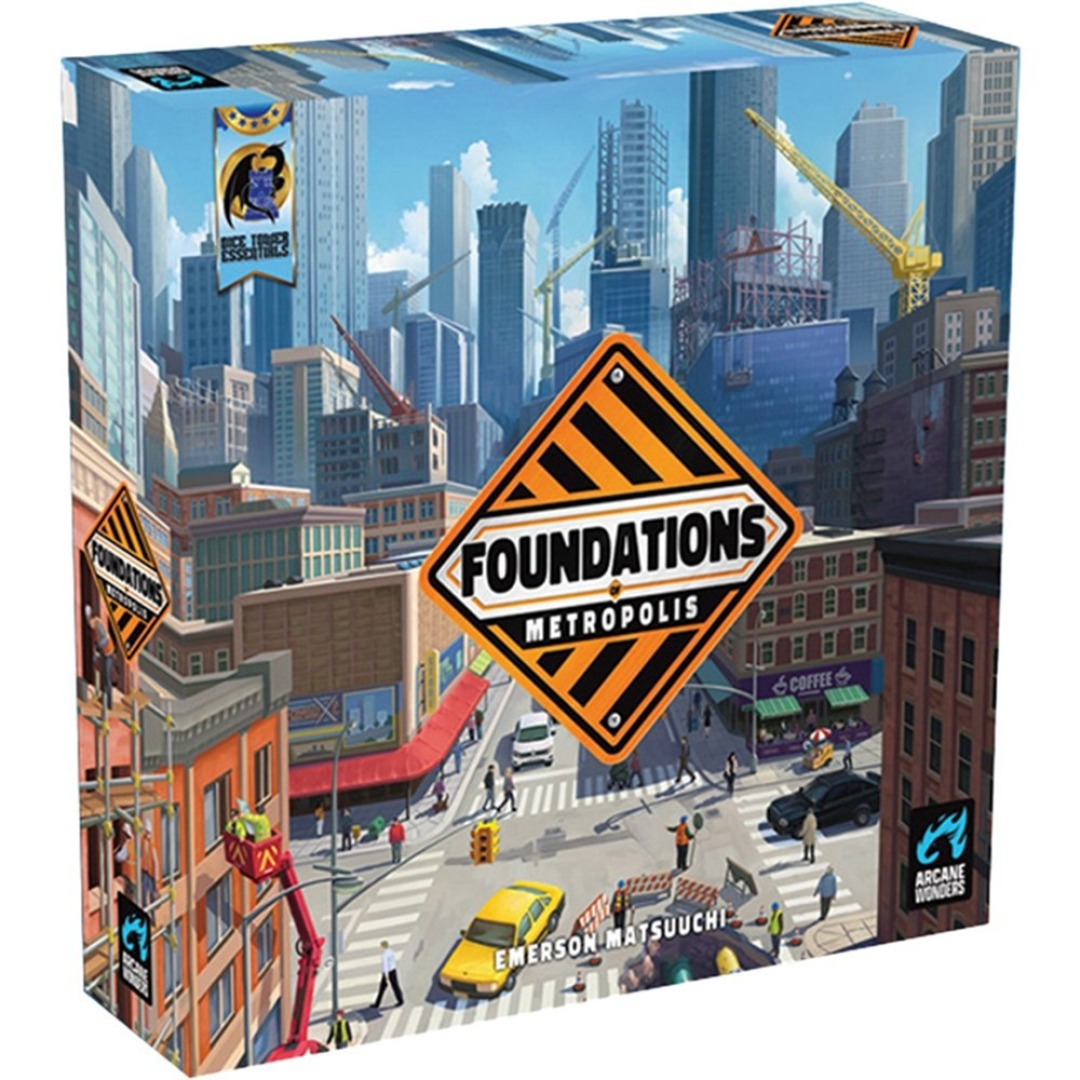 e886bcf4fef50bea3873864f5a99fe71.jpg Foundations of Metropolis Board Game - Image 1