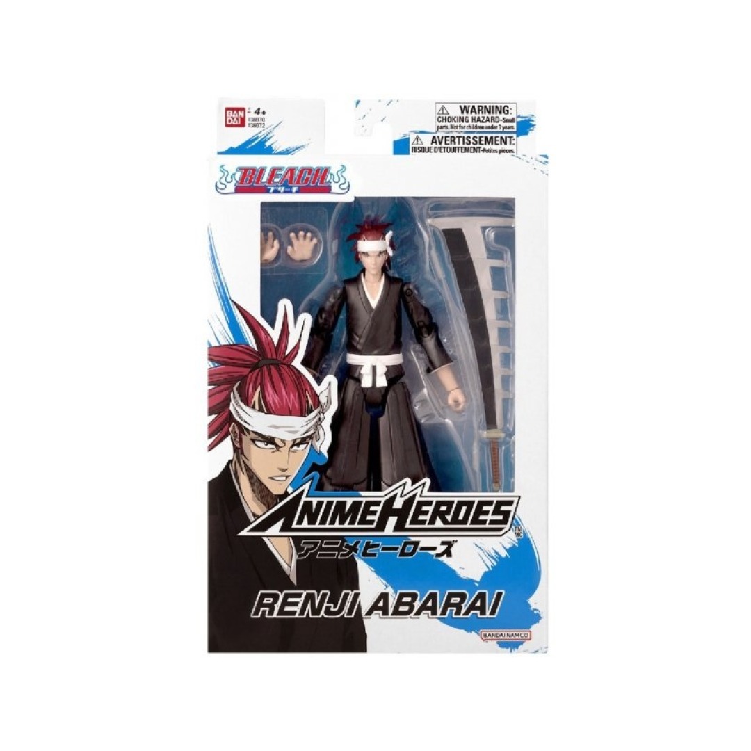 e9708e1ff1296783a26b8a2a4a52ebfe.jpg Bleach Abarai Renji Anime Heroes Bandai Figure - Image 1