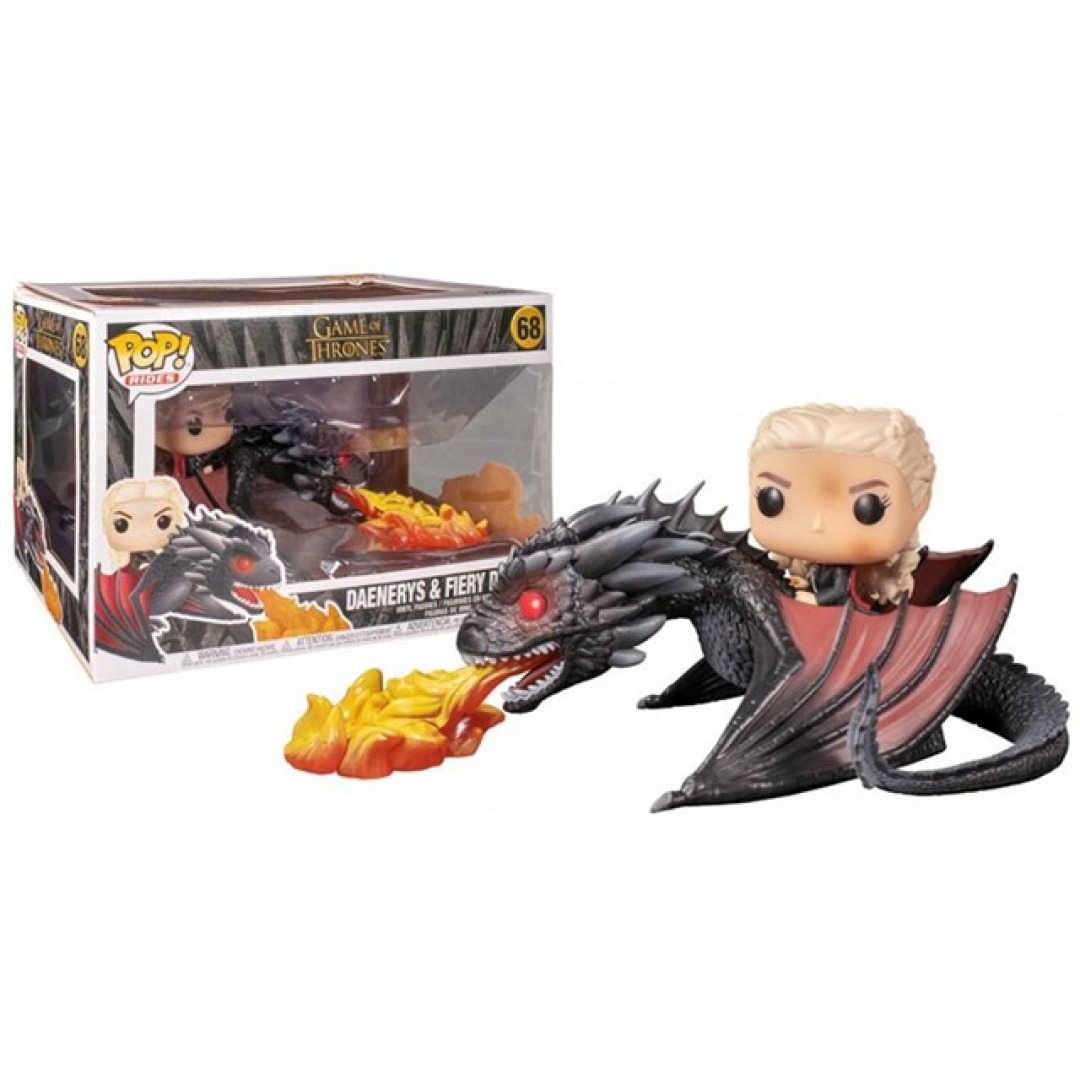 eae7da89fd30eb3a581ffc217088768b.jpg Funko POP! Game Of Thrones N° 68 - Daenerys & Fiery Drogo - Image 1
