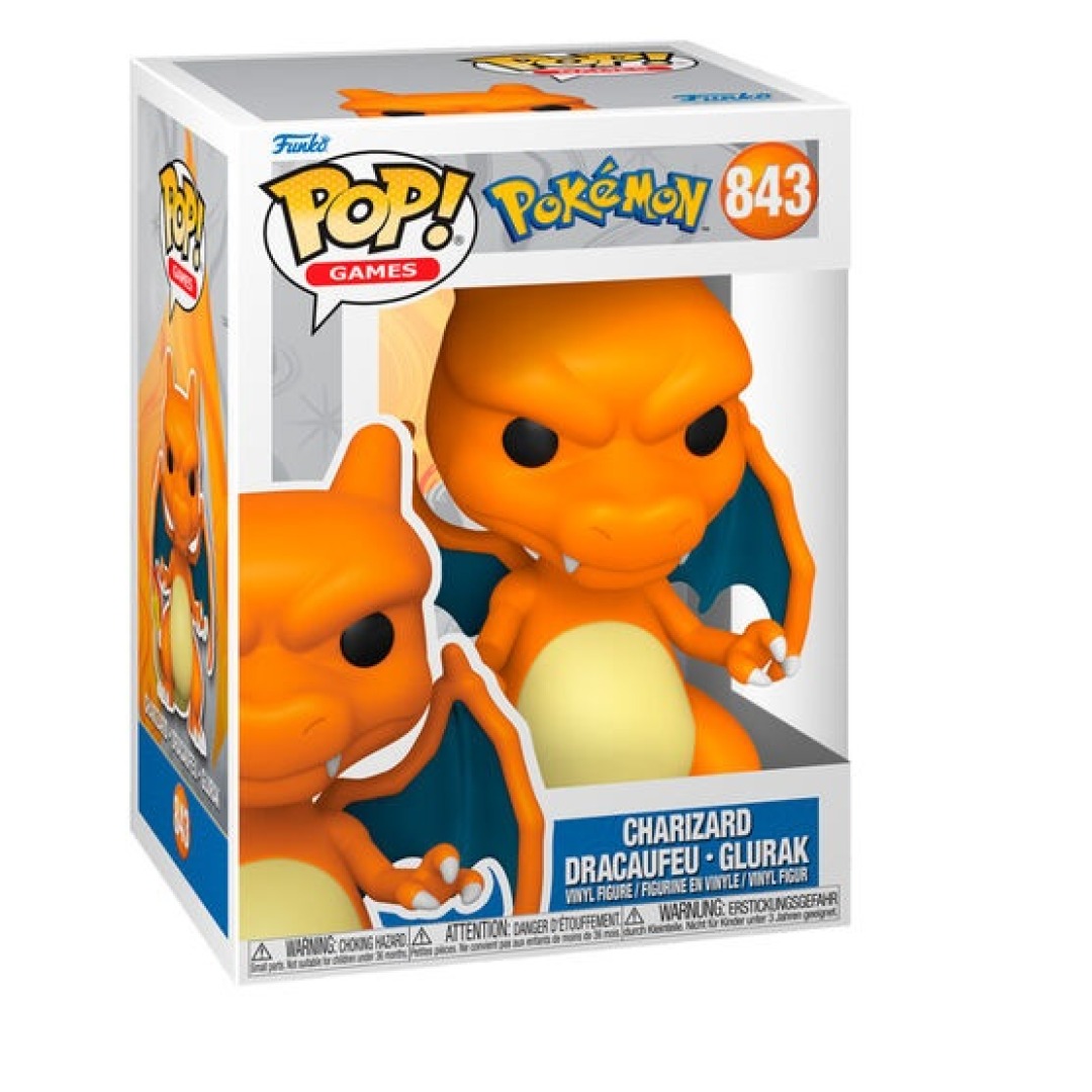 eb202f6820bc2cfe222d77b23de6bb2d.jpg Funko POP! Pokemon N° 843 - Charizard - Image 1