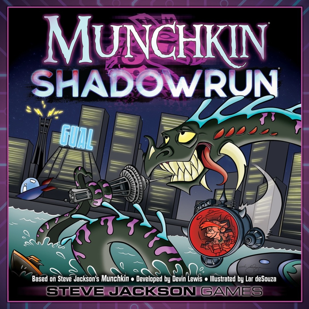 eb2877a641cfc46bc3f5effd17bc78e3.jpg Munchkin Shadowrun Board Game - Image 1