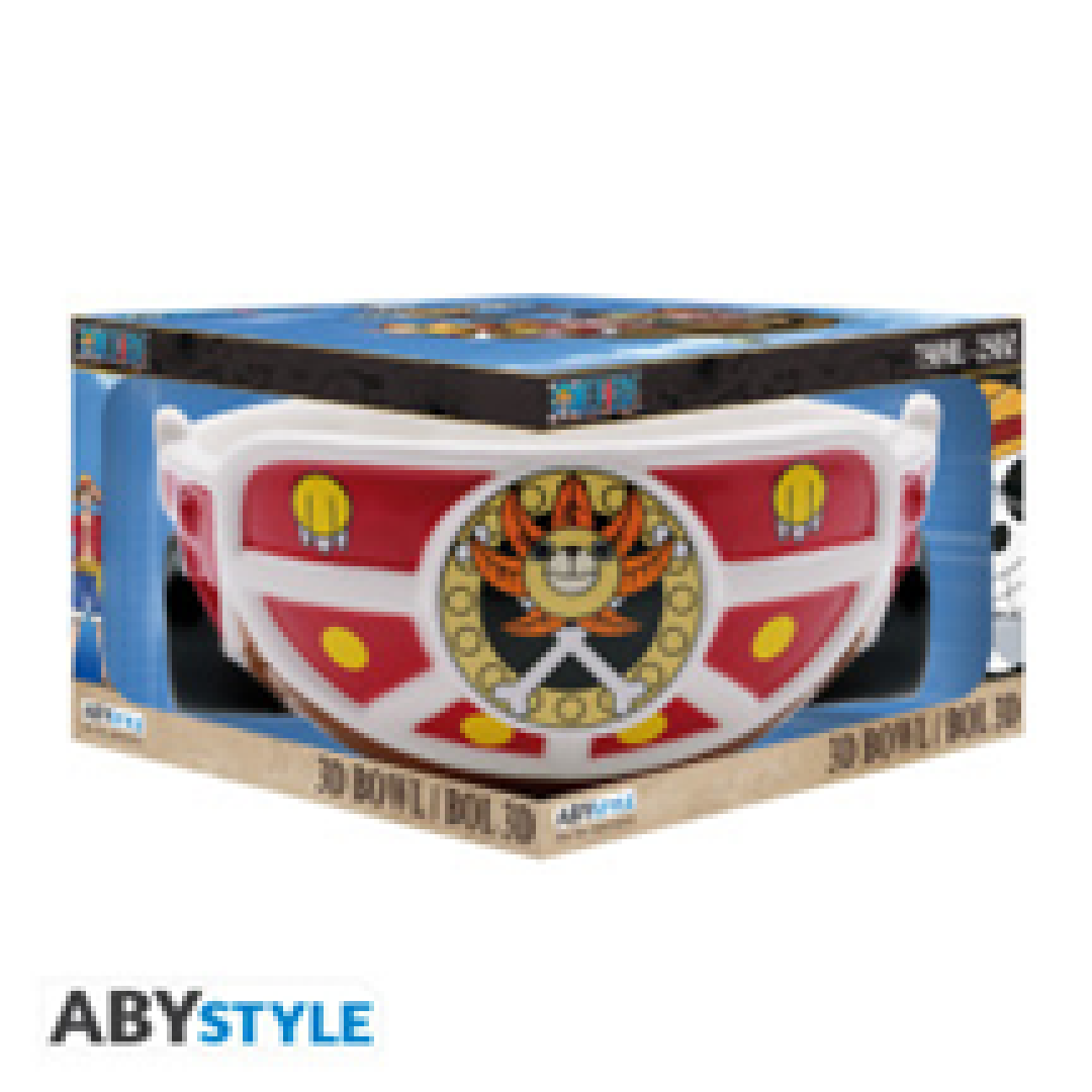 ec60f70ff21ae3327e443d221dc7af24-1.png One Piece Thousand Sunny 3D Bowl 550ml - Image 1