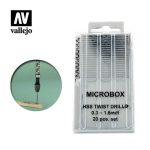 Vallejo - Tools - Set of 20 Drill Bits 0.3-1.6mm
