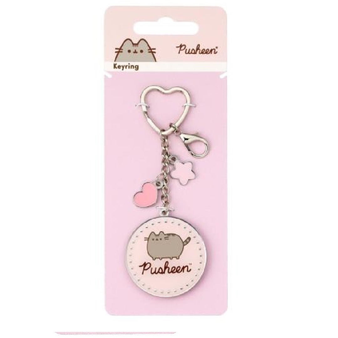 ed0d1369e60d13df18b8c2bd2b1a7cc5.jpg Pusheen Logo Keychain - Image 1