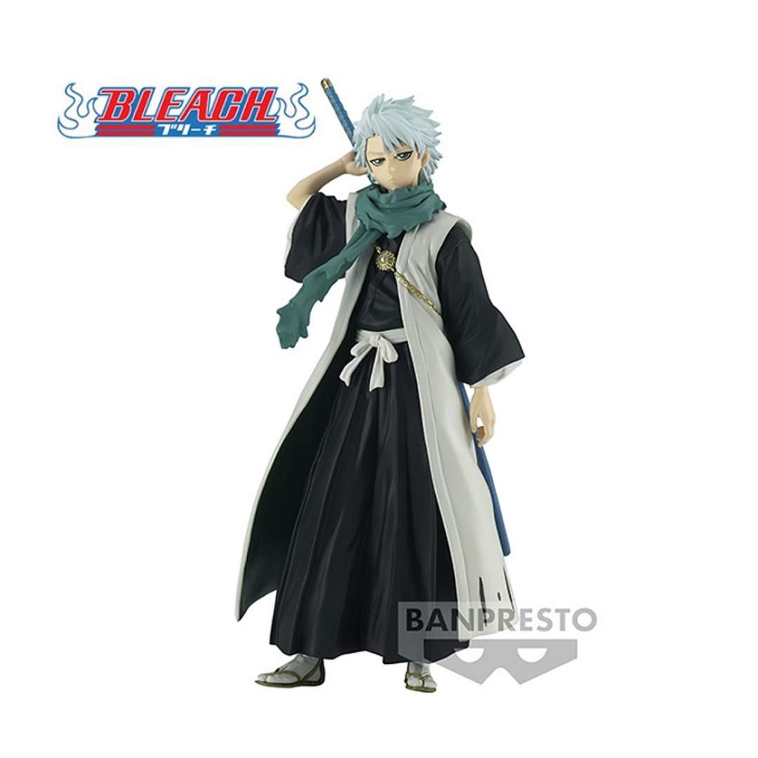 edae3a0a97a9924183bfcf5b707206aa-1.jpg Bleach Toshiro Hitsugaya Solid And Souls Banpresto Figure - Image 1