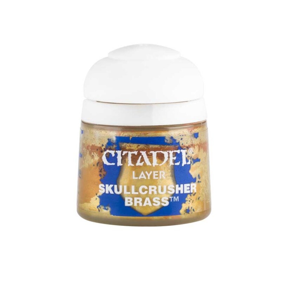 edd330173664b2017b97fe107a610735.jpg Citadel Layer Skullcrusher Brass 12ml (22-73) - Image 1