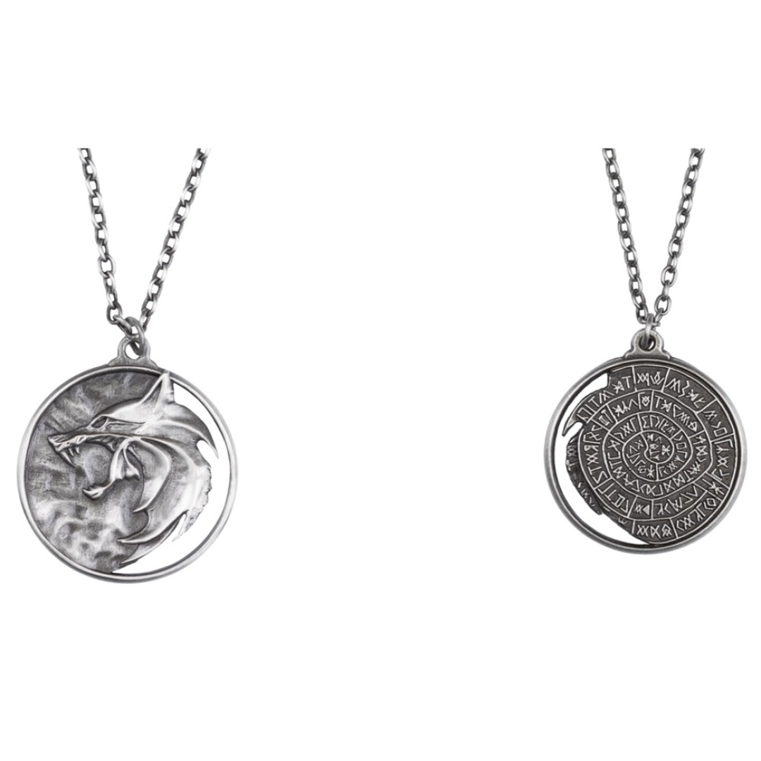 eddf3b97a70011571241299b74281964.jpg The Witcher Wolf Medallion Necklace Dark Horse Comics Replica - Image 1