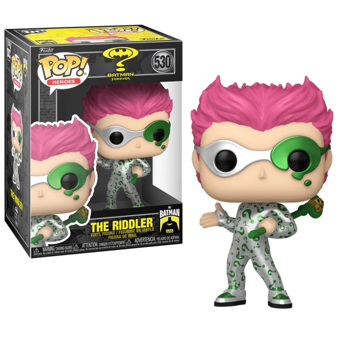 eeac621e9bb68e11afa668ae9b61b9d8.jpg Funko POP! DC Batman Forever N° 530 - The Riddler - Image 1