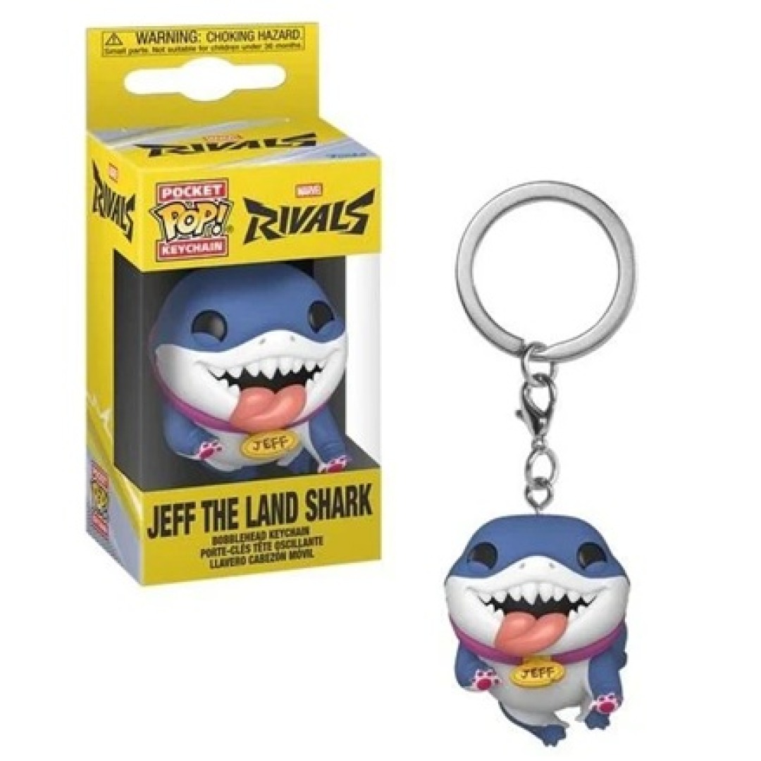 eefc4271b6dd34966d8dbd524f5b6127.jpg Pocket POP! Keychain Marvel Rivals - Jeff The Land Shark - Image 1