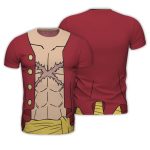 One Piece Monkey D.Luffy New World Cosplay T-Shirt (M)